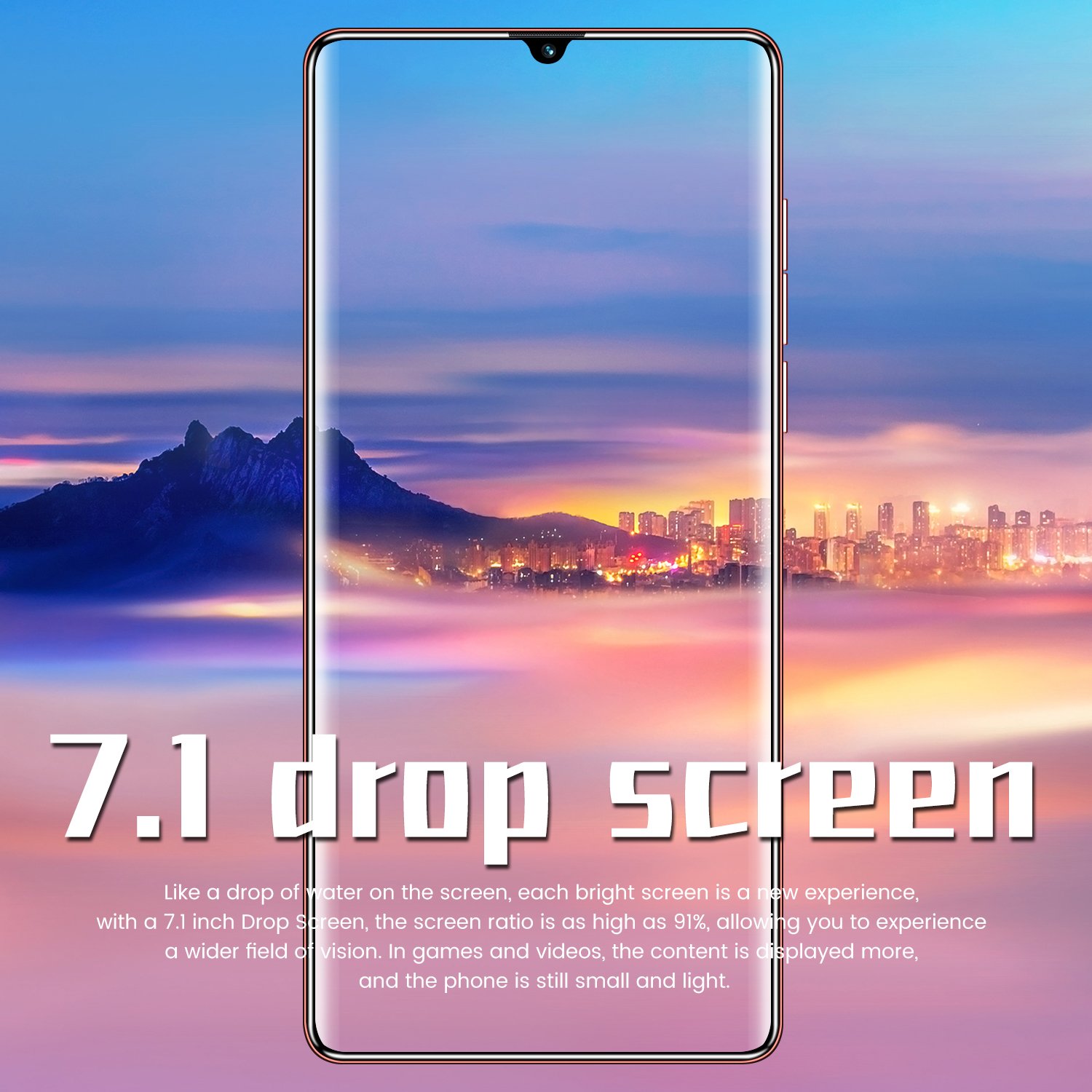 OEM 7.1inch huwei P50 Pro Smartphone 4G 5G Unlock Android Mobile 16GB 1TGB Huwai Cellphone Cell Smart Phone